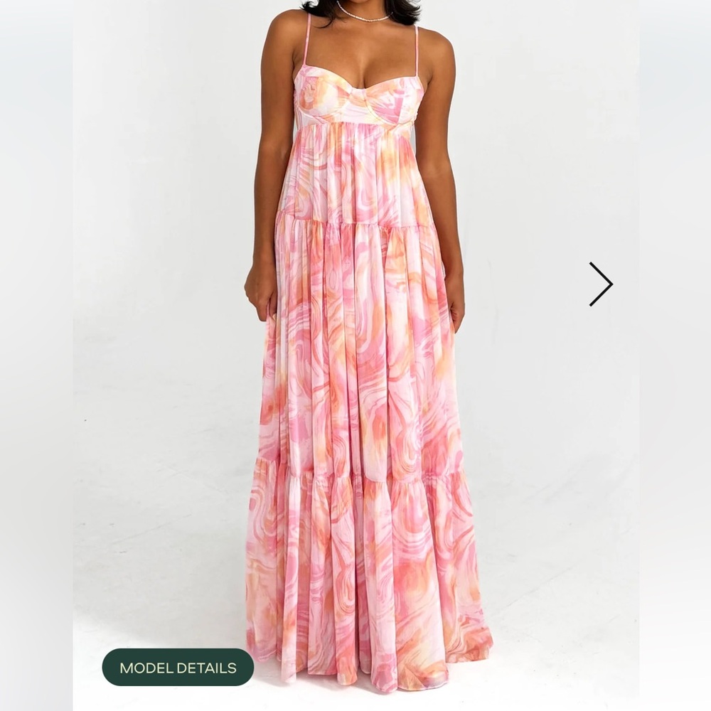 Grey Bandit Maxi Dress Small